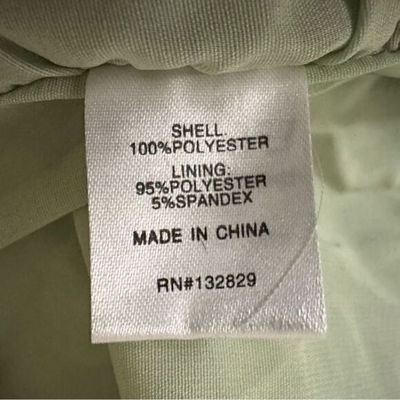 More To Come X Revolve Janet Ruched Mini Dress in Green Pistachio Floral Medium - Picture 7 of 8